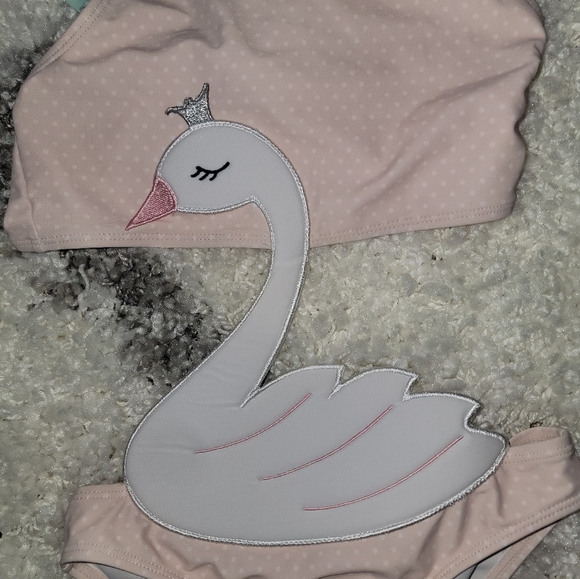 Girls size 6/8 Bathing Suits and Coverup - Picture 4 of 8